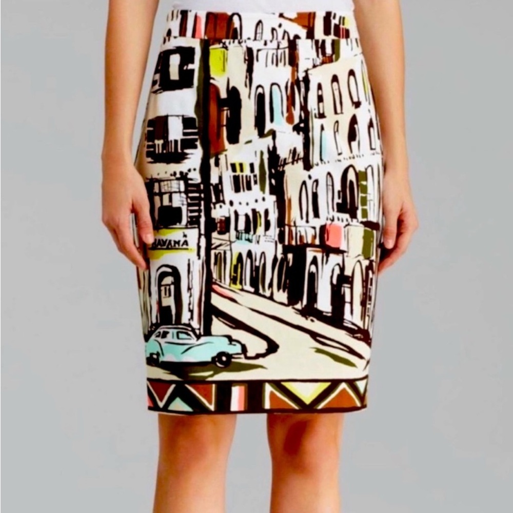 kate spade Cityscape Havana pencil skirt, size 8
